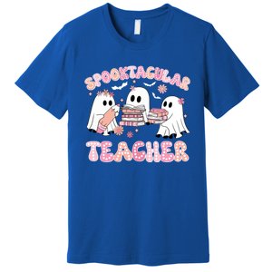 Cute Spooky Season Halloween Teacher Gift Premium T-Shirt