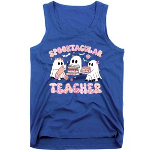 Cute Spooky Season Halloween Teacher Gift Tank Top