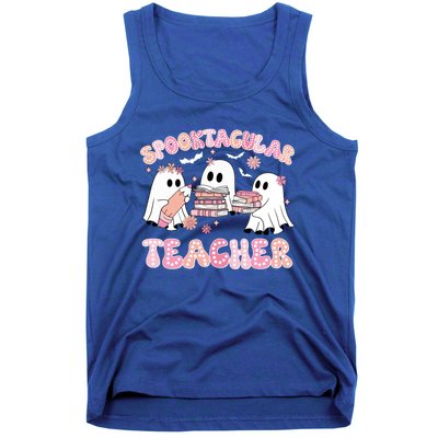 Cute Spooky Season Halloween Teacher Gift Tank Top