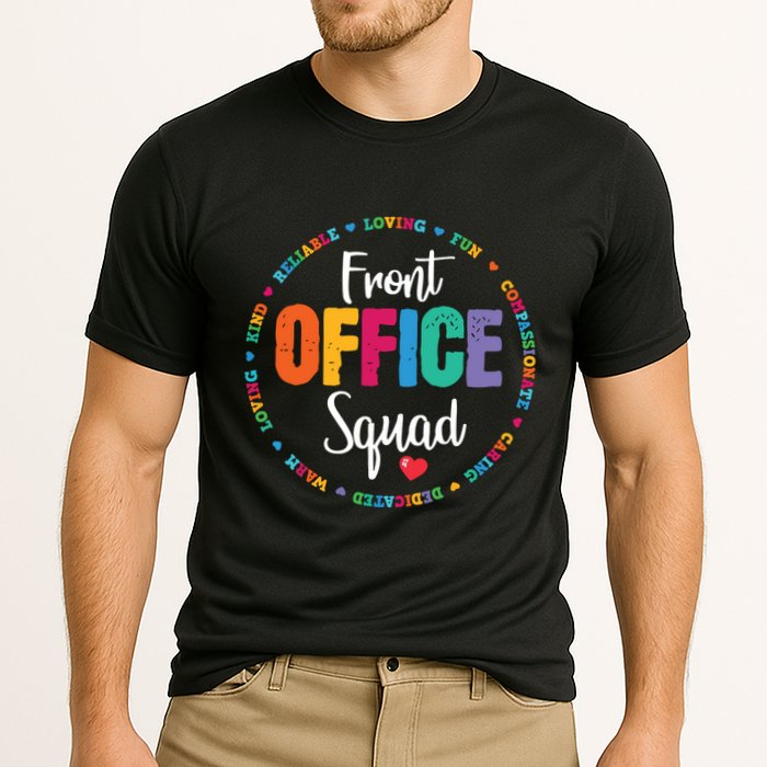 Cute School Secretary Admin Appreciation Front Office Squad Cooling Performance Crew T-Shirt