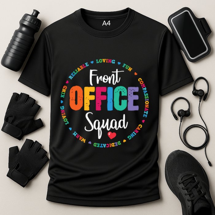 Cute School Secretary Admin Appreciation Front Office Squad Cooling Performance Crew T-Shirt