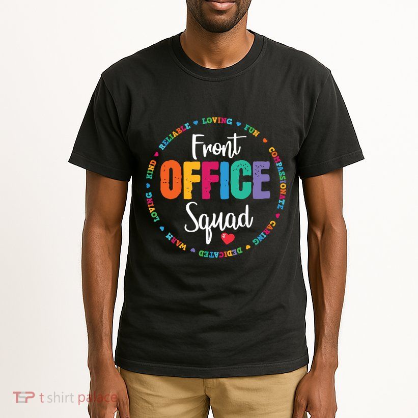 Cute School Secretary Admin Appreciation Front Office Squad Tall T-Shirt