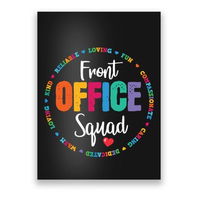 Cute School Secretary Admin Appreciation Front Office Squad Poster