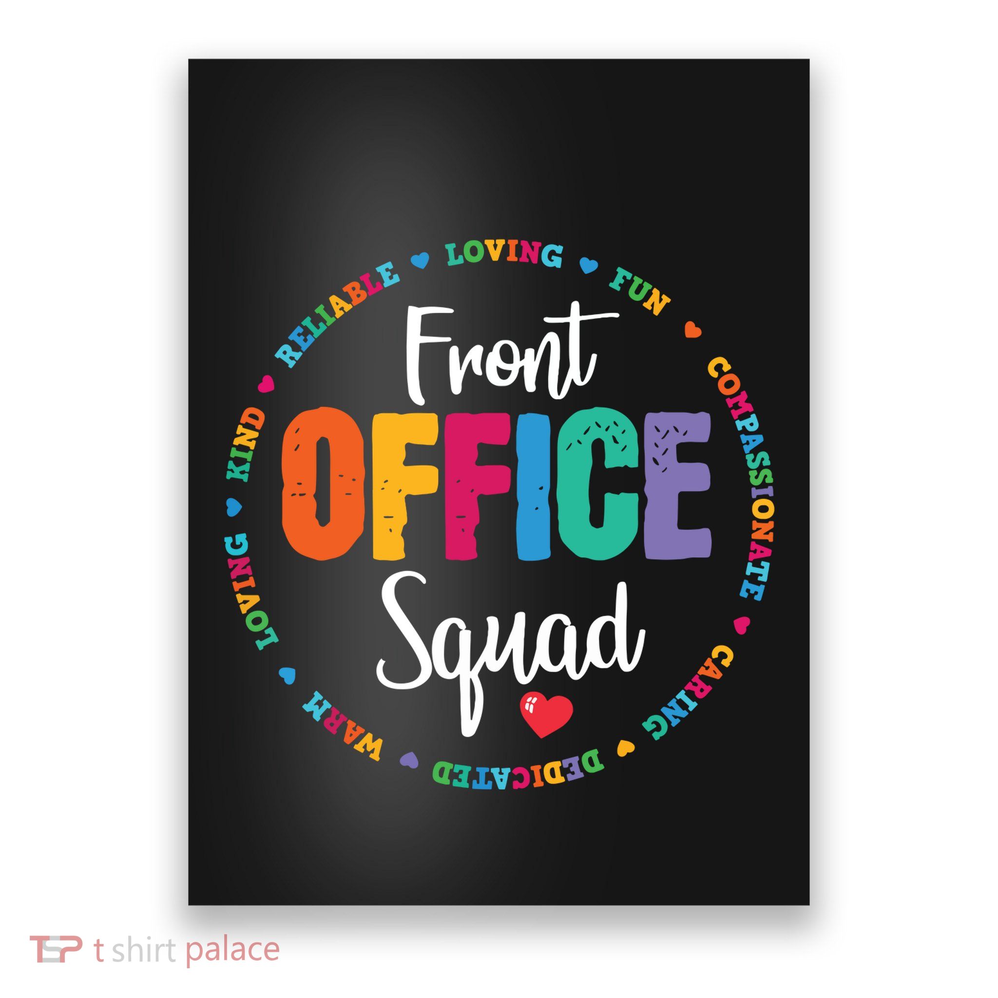 Cute School Secretary Admin Appreciation Front Office Squad Poster