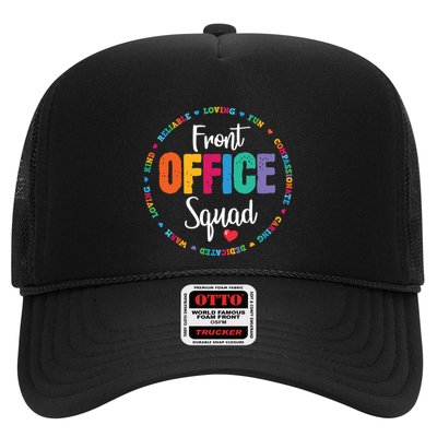 Cute School Secretary Admin Appreciation Front Office Squad Trucker Hat