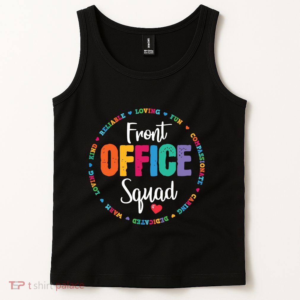 Cute School Secretary Admin Appreciation Front Office Squad Tank Top