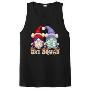 Cute Ski Squad Gnome Graphic For Ski Mom And Dad Love Skiing Great Gift PosiCharge Competitor Tank