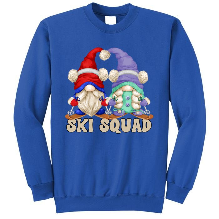 Cute Ski Squad Gnome Graphic For Ski Mom And Dad Love Skiing Great Gift Sweatshirt