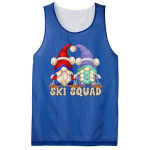 Cute Ski Squad Gnome Graphic For Ski Mom And Dad Love Skiing Great Gift Mesh Reversible Basketball Jersey Tank