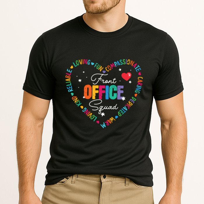 Cute School Secretary Admin Appreciation Front Office Squad Cooling Performance Crew T-Shirt