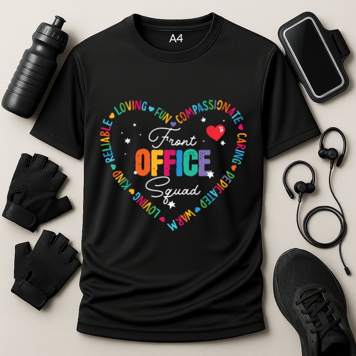 Cute School Secretary Admin Appreciation Front Office Squad Cooling Performance Crew T-Shirt