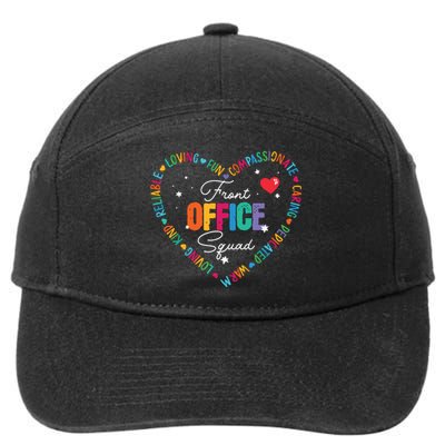 Cute School Secretary Admin Appreciation Front Office Squad 7-Panel Snapback Hat