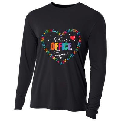 Cute School Secretary Admin Appreciation Front Office Squad Cooling Performance Long Sleeve Crew