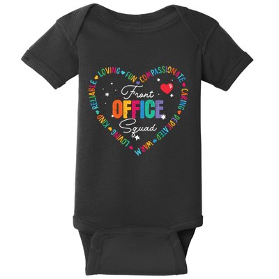 Cute School Secretary Admin Appreciation Front Office Squad Baby Bodysuit