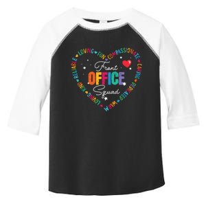 Cute School Secretary Admin Appreciation Front Office Squad Toddler Fine Jersey T-Shirt