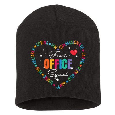 Cute School Secretary Admin Appreciation Front Office Squad Short Acrylic Beanie