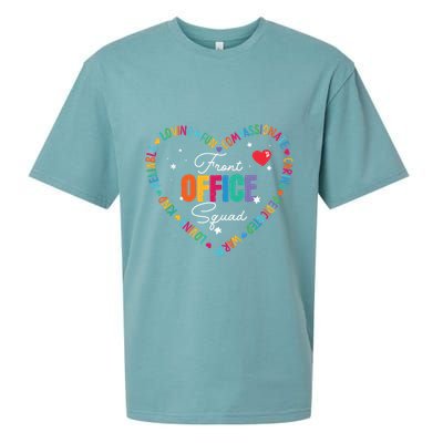 Cute School Secretary Admin Appreciation Front Office Squad Sueded Cloud Jersey T-Shirt