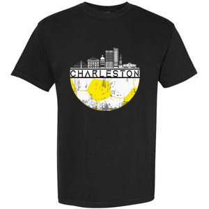 Charleston Skyline Soccer Champs Soccer Sports Fan Cool Garment-Dyed Heavyweight T-Shirt