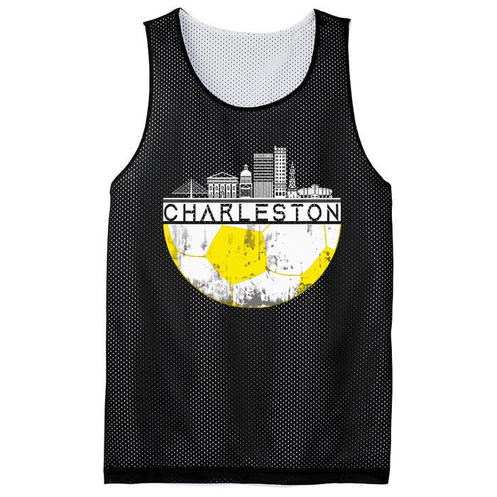 Charleston Skyline Soccer Champs Soccer Sports Fan Cool Mesh Reversible Basketball Jersey Tank