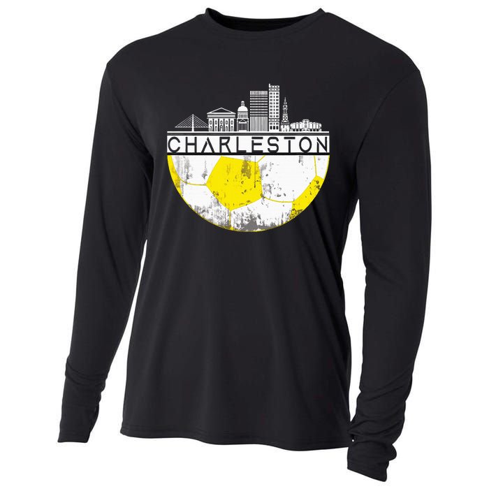 Charleston Skyline Soccer Champs Soccer Sports Fan Cool Cooling Performance Long Sleeve Crew