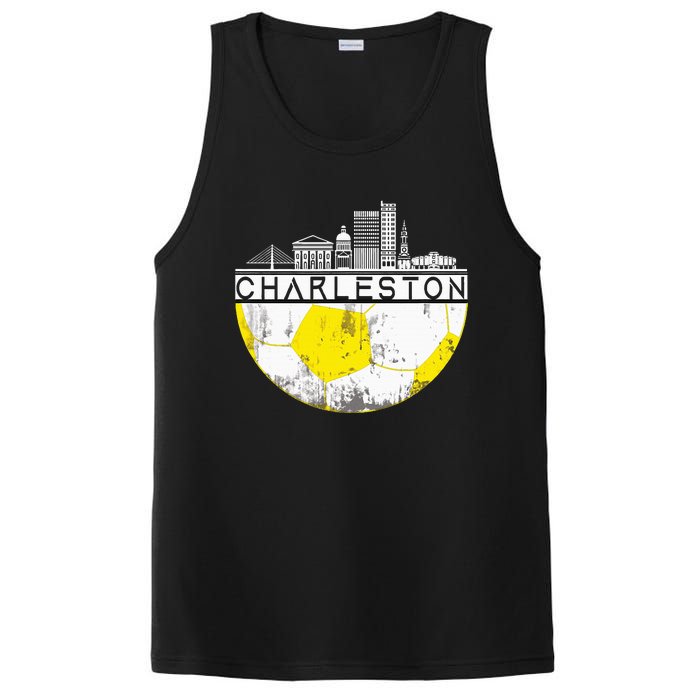 Charleston Skyline Soccer Champs Soccer Sports Fan Cool PosiCharge Competitor Tank