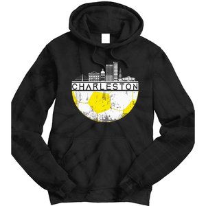 Charleston Skyline Soccer Champs Soccer Sports Fan Cool Tie Dye Hoodie