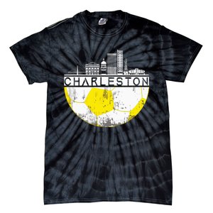 Charleston Skyline Soccer Champs Soccer Sports Fan Cool Tie-Dye T-Shirt