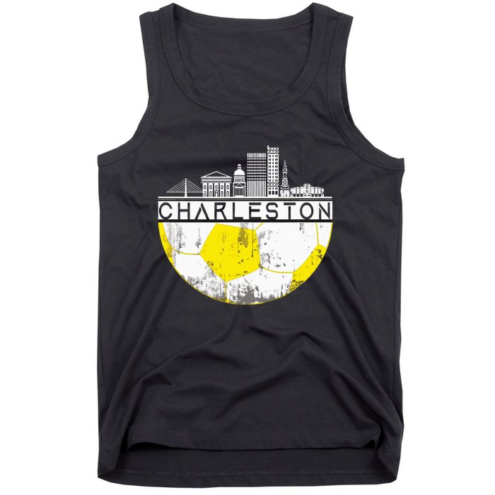 Charleston Skyline Soccer Champs Soccer Sports Fan Cool Tank Top