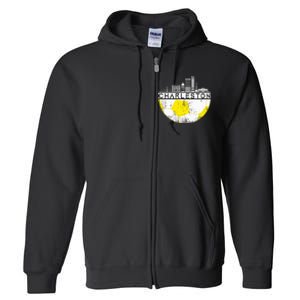 Charleston Skyline Soccer Champs Soccer Sports Fan Cool Full Zip Hoodie