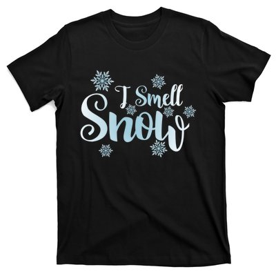 Cute Snowflakes Snowy Winter Holiday Christmas T-Shirt