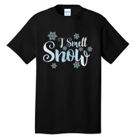 Cute Snowflakes Snowy Winter Holiday Christmas Tall T-Shirt