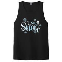 Cute Snowflakes Snowy Winter Holiday Christmas PosiCharge Competitor Tank