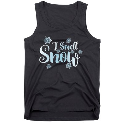 Cute Snowflakes Snowy Winter Holiday Christmas Tank Top