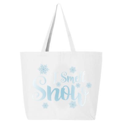 Cute Snowflakes Snowy Winter Holiday Christmas 25L Jumbo Tote