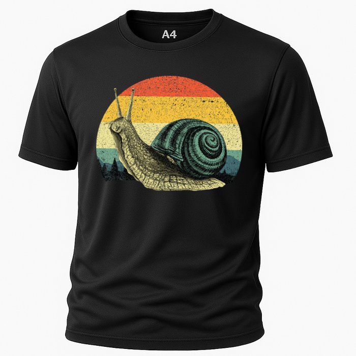 Cute Snail Slug Gardening Animal Lover Cooling Performance Crew T-Shirt