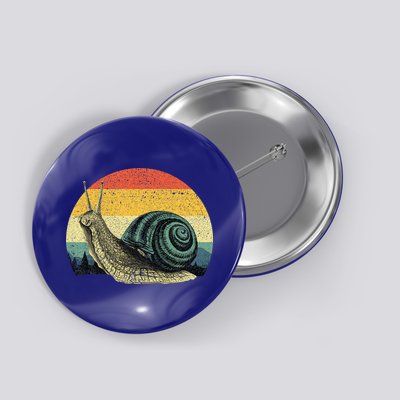 Cute Snail Slug Gardening Animal Lover Button