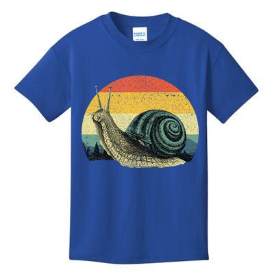 Cute Snail Slug Gardening Animal Lover Kids T-Shirt