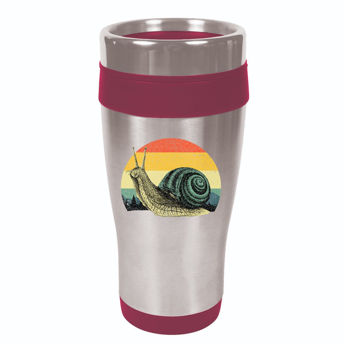 Cute Snail Slug Gardening Animal Lover 16oz Travel Tumbler