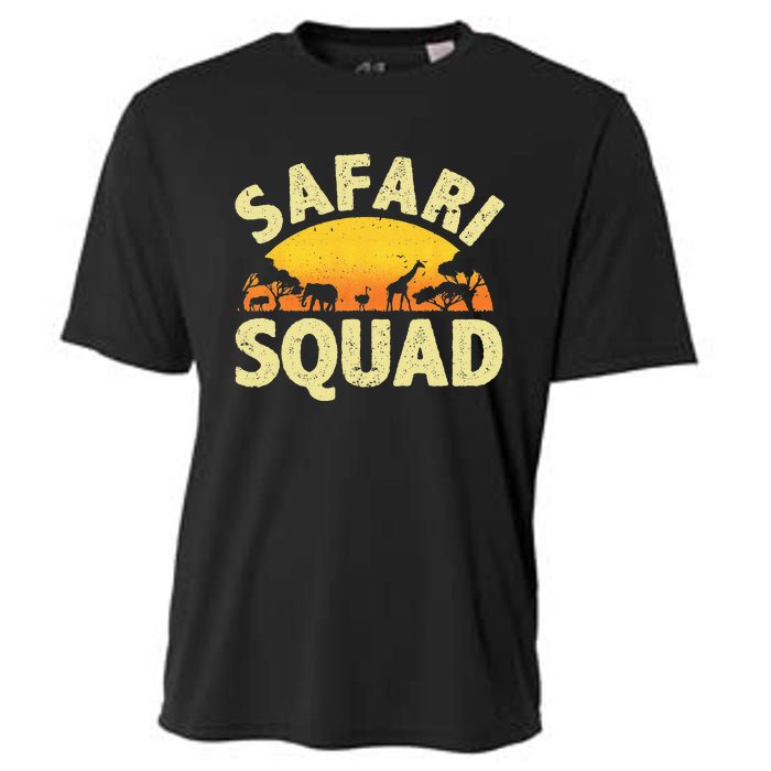 Cool Safari Squad For Men Women Zoo Animal African Jungle Cooling Performance Crew T-Shirt