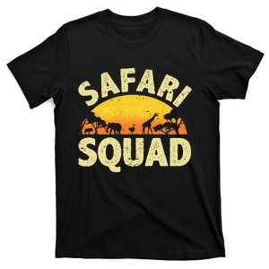 Cool Safari Squad For Men Women Zoo Animal African Jungle T-Shirt