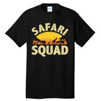 Cool Safari Squad For Men Women Zoo Animal African Jungle Tall T-Shirt