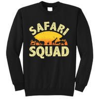 Cool Safari Squad For Men Women Zoo Animal African Jungle Tall Sweatshirt