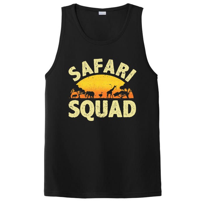 Cool Safari Squad For Men Women Zoo Animal African Jungle PosiCharge Competitor Tank