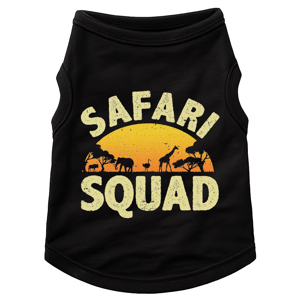 Cool Safari Squad For Women Zoo Animal African Jungle Doggie Tank