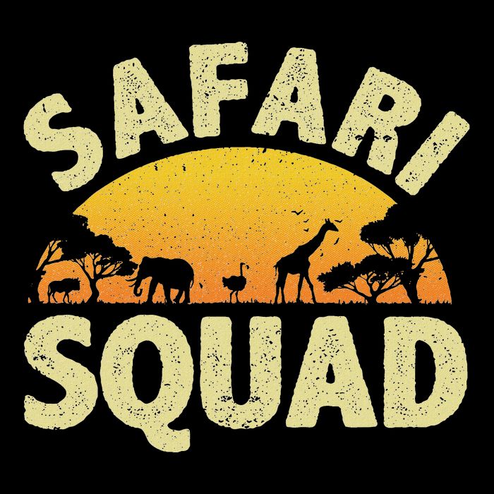 Cool Safari Squad For Women Zoo Animal African Jungle City Backpack