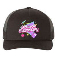 Cute School Secretary 80s 90s Back To School Yupoong Adult 5-Panel Trucker Hat