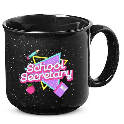 Cute School Secretary 80s 90s Back To School 15oz Campfire Ceramic Mug