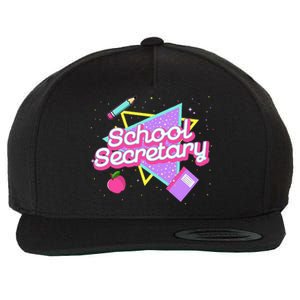 Cute School Secretary 80s 90s Back To School Wool Snapback Cap