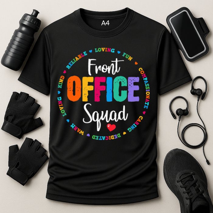 Cute School Secretary Admin Appreciation Front Office Squad Cooling Performance Crew T-Shirt