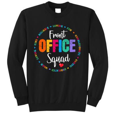 Cute School Secretary Admin Appreciation Front Office Squad Sweatshirt